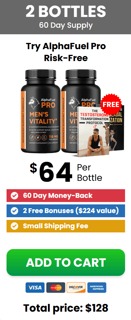 AlphaFuel Pro 2 bottle price